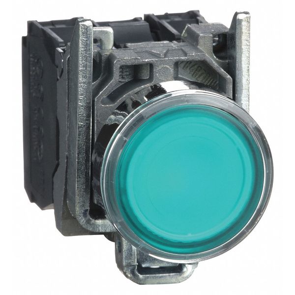 Illuminated Push Button, 22mm, Green