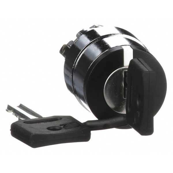 Non-Illum Selector Swtch, 22mm, 2 Pos, Keyd