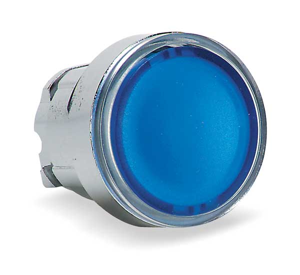 Illuminated Push Button Operator, 22 mm, Blue