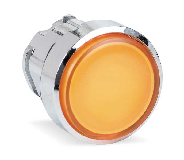 Illuminated Push Button Operator, 22 mm, Yellow