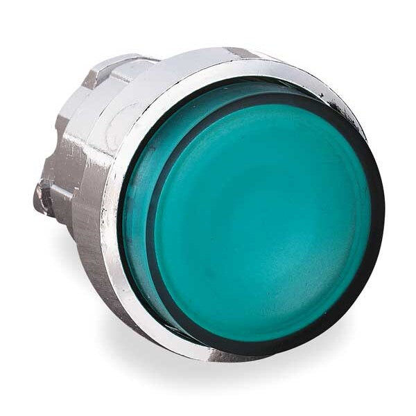 Illuminated Push Button Operator, 22 mm, Green
