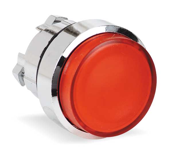 Illuminated Push Button Operator, 22 mm, Red