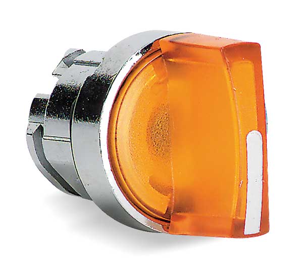 Illum Selector Switch, 2 Pos, 22mm, Yellow