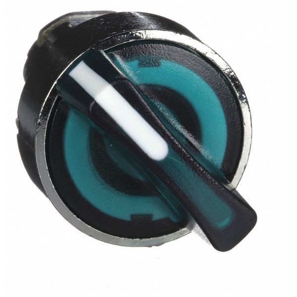 Illum Selector Switch, 2 Pos, 22mm, Green