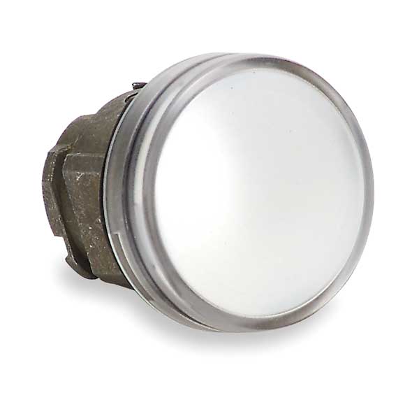 Pilot Light Head, White, LED