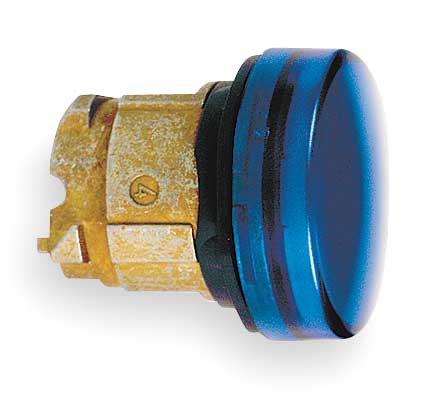 Pilot Light Head, Blue, LED