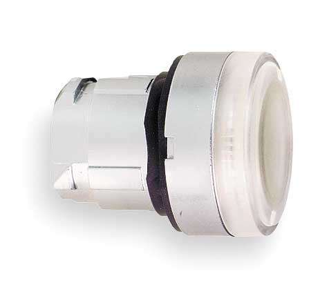 Illuminated Push Button Operator, 22 mm, White