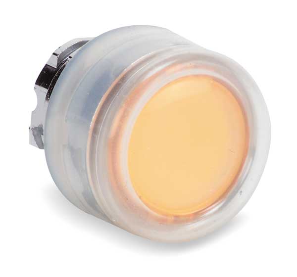 Illuminated Push Button Operator, 22 mm, Yellow