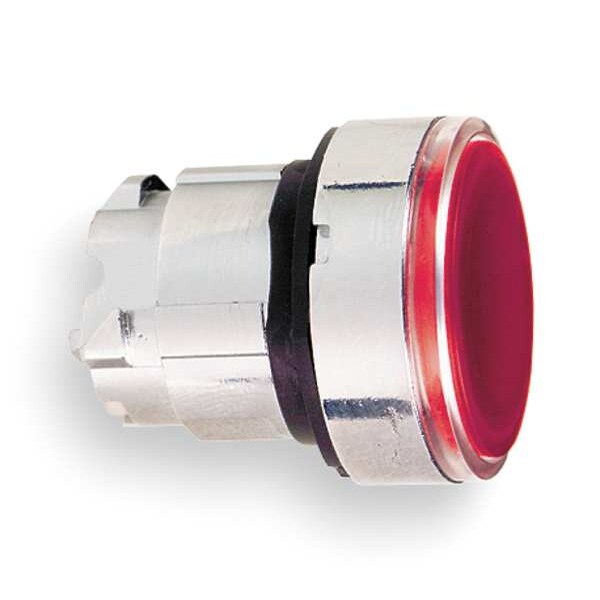 Illuminated Push Button Operator, 22 mm, Red