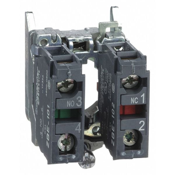 Contact Block, 1NO + 1NC Slow Break, 22mm