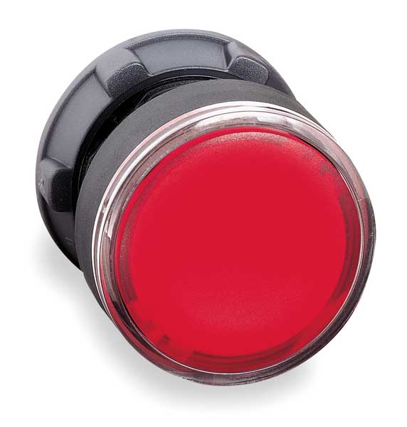 Illuminated Push Button Operator, 22 mm, Red