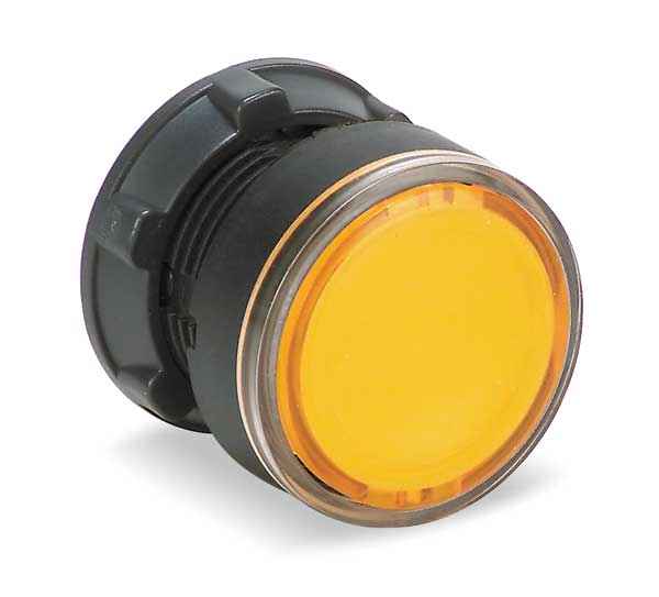 Illuminated Push Button Operator, 22 mm, Yellow
