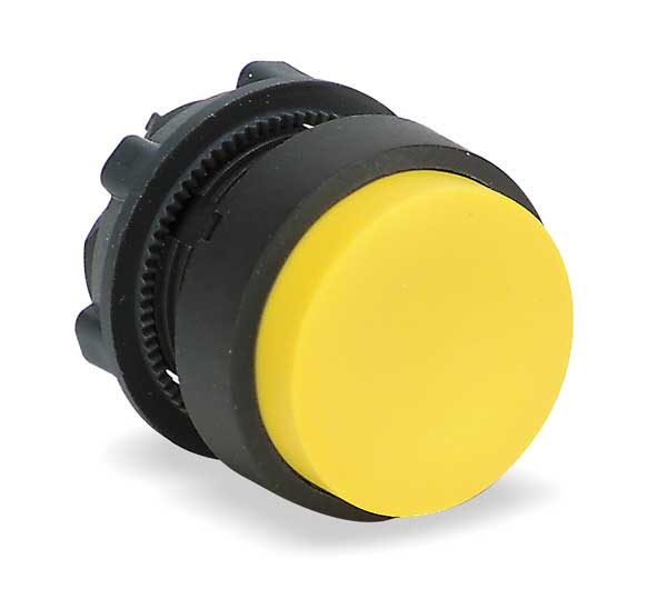 Push Button operator, 22 mm, Yellow