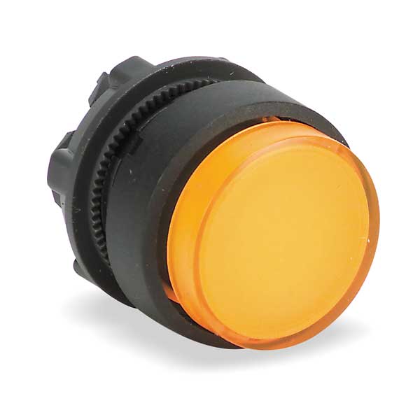 Illuminated Push Button Operator, 22 mm, Yellow