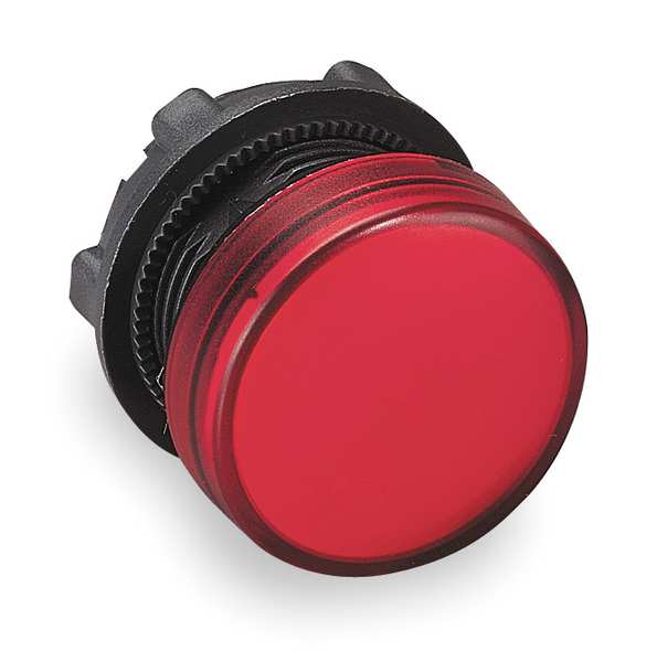 Pilot Light Head, Red, LED