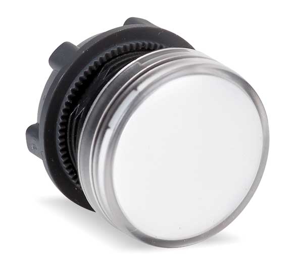 Pilot Light Head, Yellow, LED