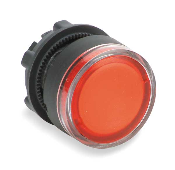 Illuminated Push Button Operator, 22 mm, Red