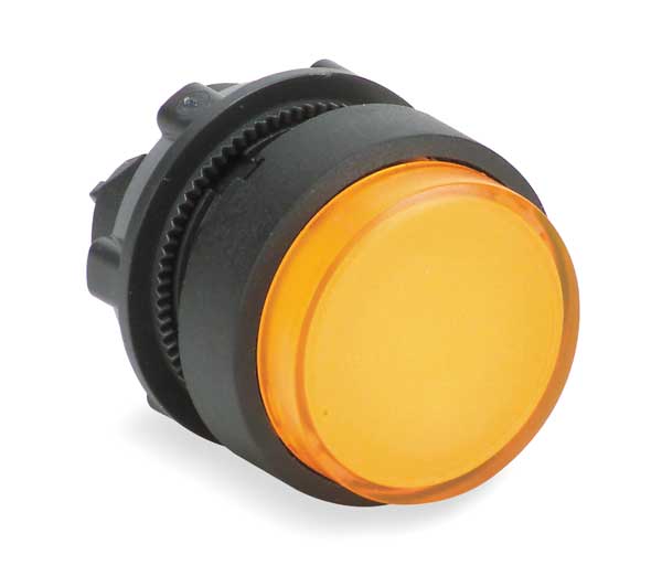 Illuminated Push Button Operator, 22 mm, Yellow