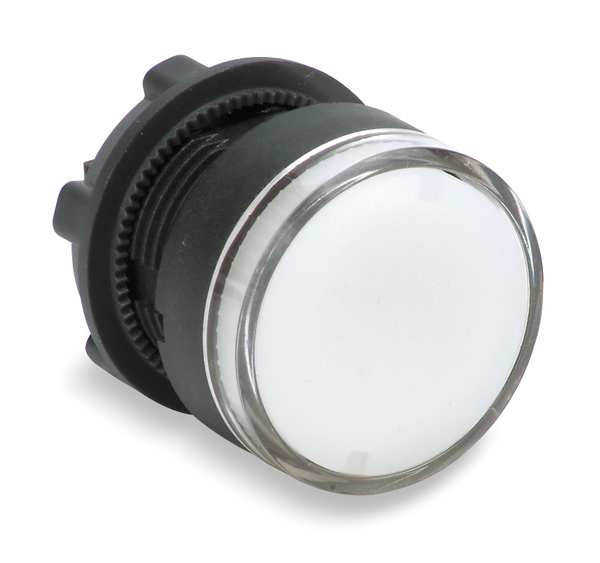 Illuminated Push Button Operator, 22 mm, White
