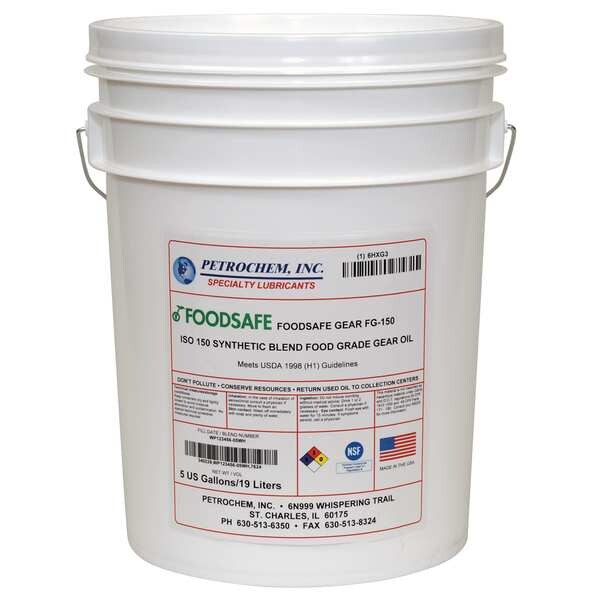 5 gal Gear Oil Pail 150 ISO Viscosity, 85W SAE, Clear
