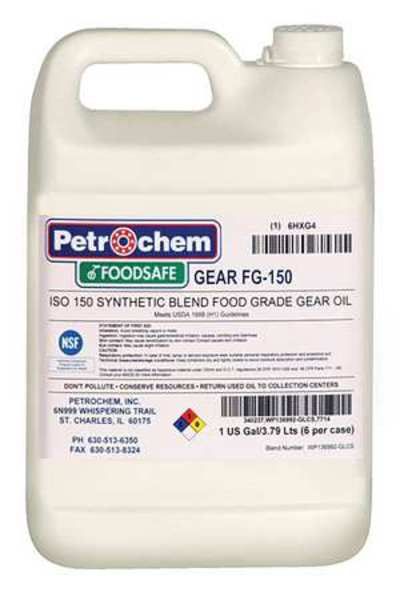 1 gal Gear Oil Can 150 ISO Viscosity, 85W SAE, Clear