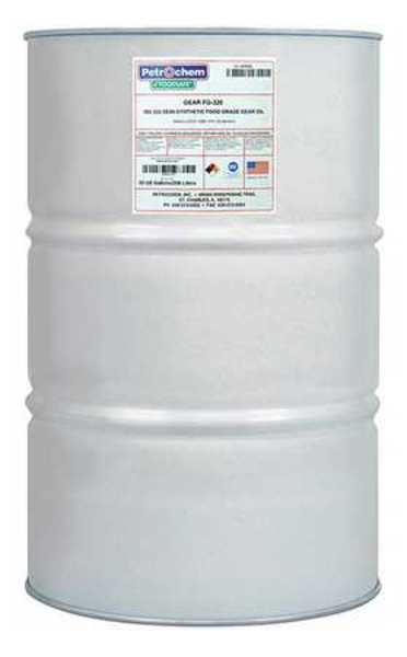 55 gal Gear Oil Drum 320 ISO Viscosity, 90 SAE, Clear