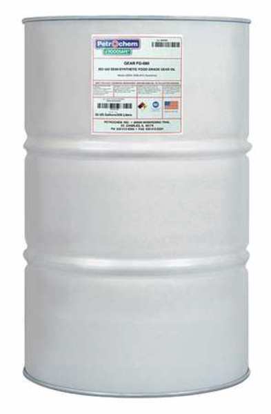 55 gal Gear Oil Drum 680 ISO Viscosity, 140 SAE, Clear