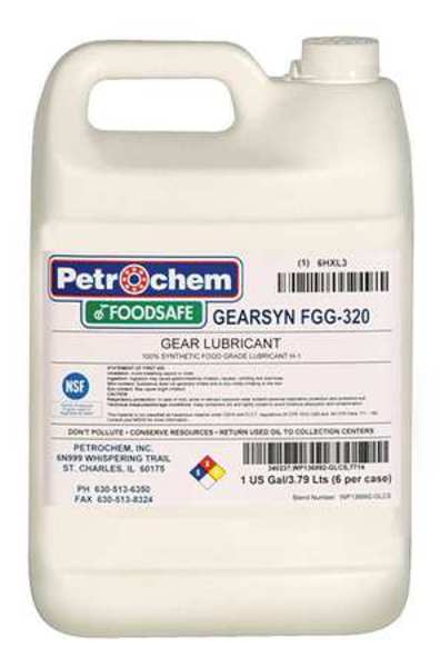 1 gal Gear Oil Can 320 ISO Viscosity, 90 SAE, Bright and Clear