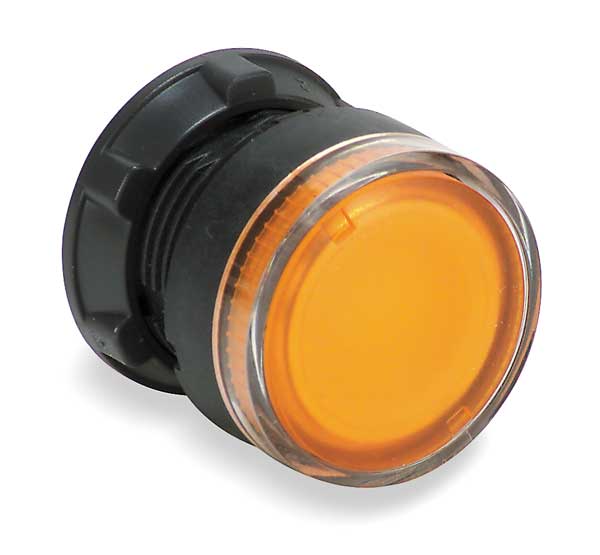 Illuminated Push Button Operator, 22 mm, Yellow