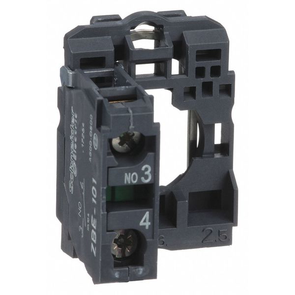 1NO with Body/Fixing Collar Push Button Contact Block