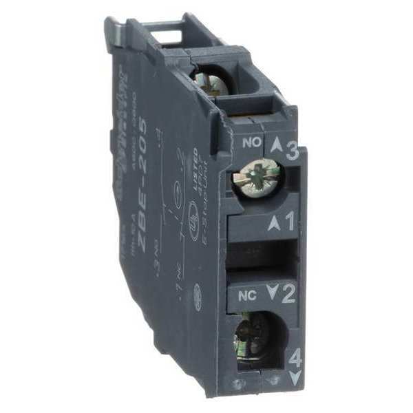 Contact Block, 1NO + 1NC Slow Break, 22mm