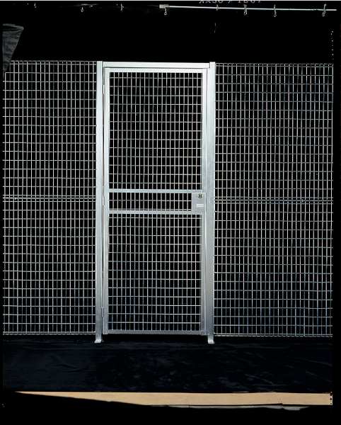 Wire Partition Wall Clamp Kit, Galvanized