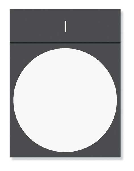 Blank Legend Plate, Rectangular