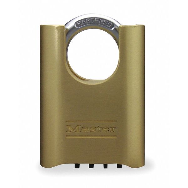 Combination Padlock, Bottom, Black/Silver