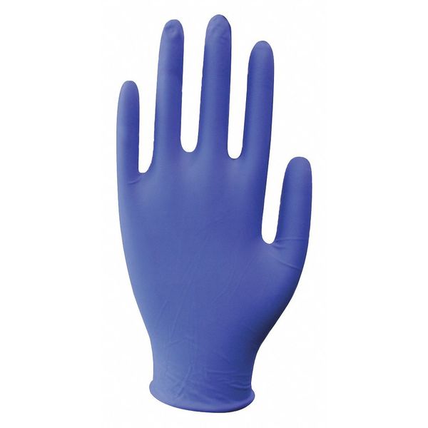 Disposable Gloves, Nitrile, Powder Free, Blue, S, 100 PK