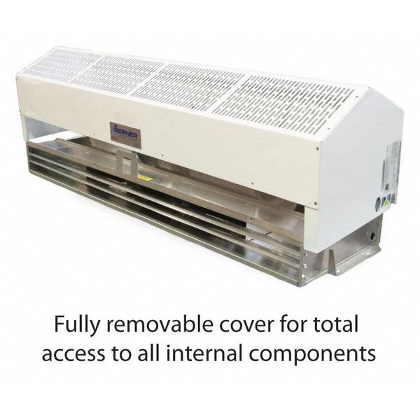 Air Curtain, 14 In. H, 39 In. W, 13 In. D