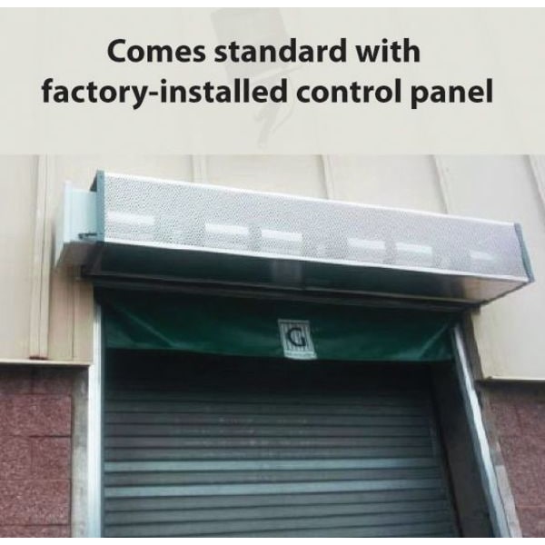 High Velocity Air Curtain, 18 In. D