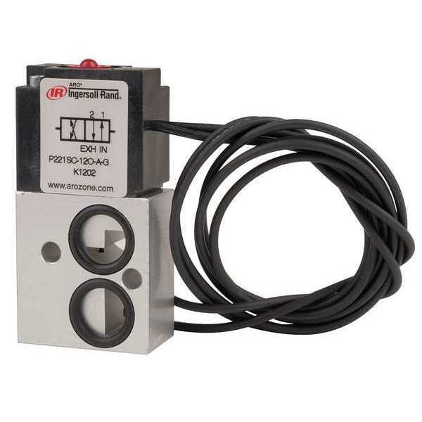 Solenoid Air Control Valve, 1/8 In, 120VAC