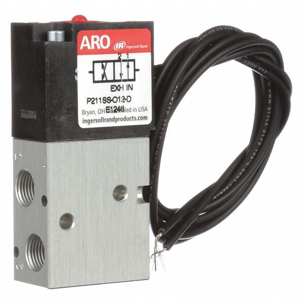 Solenoid Air Control Valve, 1/8 In, 12VDC