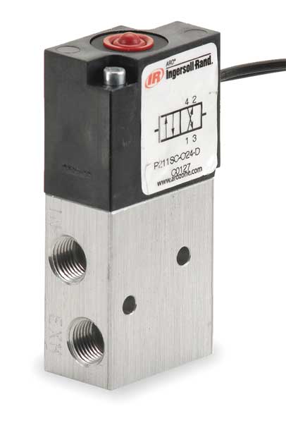 Solenoid Air Control Valve, 1/8 In, 24VDC