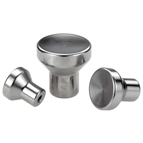 Mushroom Knob, Stainless Steel 1.4305, Size: 4, D= M10, D1= 40 mm, Electropolished