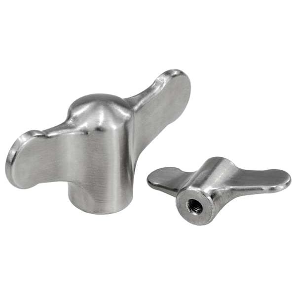 Wing Grip D=M08 A=75 H=35 Stainless Steel 1.4308 Polished
