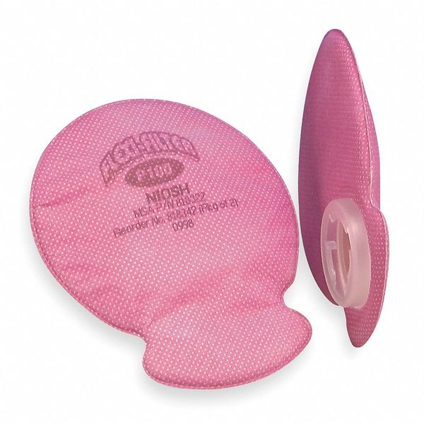Filter, Bayonet, P100, Nuisance Level OV OZ, Magenta, 2 PK, NIOSH