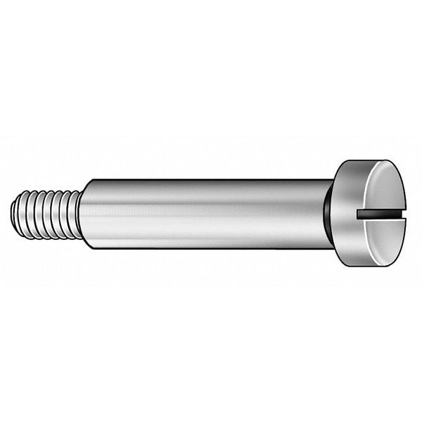 Precision Shoulder Screw, #10-32 Thr Sz, 1/4 in Thr Lg, 1-1/4 in Shoulder Lg, 18-8 Stainless Steel