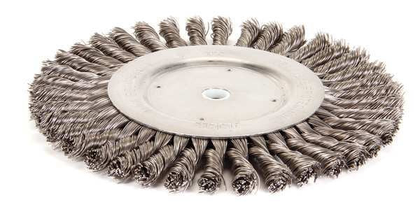 Twist Wire Wheel Wire Brush, Arbor, 8