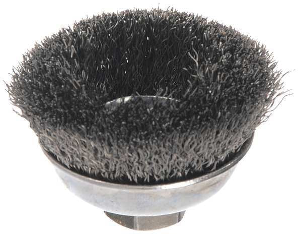 Crimped Wire Cup Wire Brush, 3-1/2