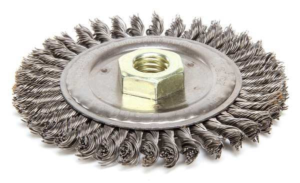 Wire Wheel Wire Brush, 4-1/2