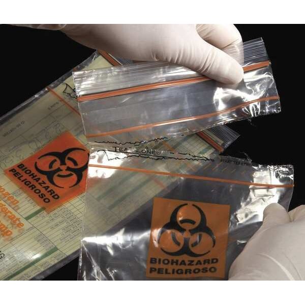 Tear Zone Bag, 6 in x 9 in, PK1000