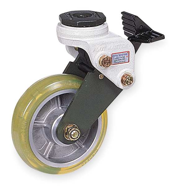 Swivel Stem Shock-Absorbing Castr, 550 lb