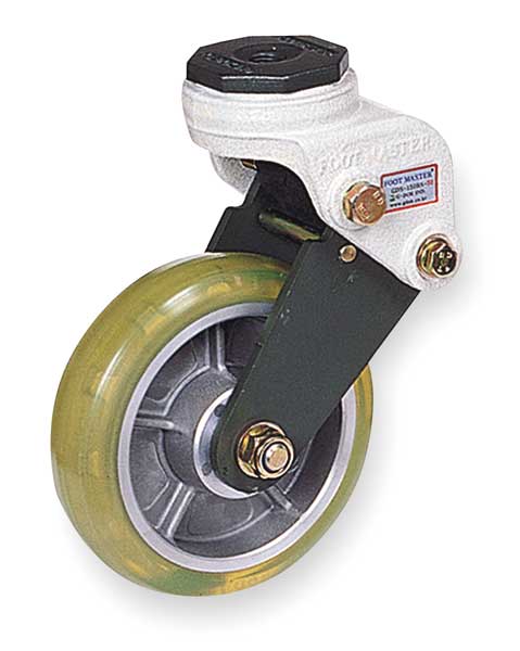 Rigid Stem Shock-Absorbing Caster, 550 lb
